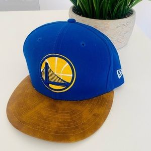 Golden State Warriors SnapBack Hat Flat Brim